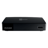 Prijemnik zemaljski,  TELE System, DVB-T2, H.265/HEVC, SCART, USB - MINION
