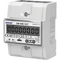 Digitalno brojilo trofazno dvotarifno automatsko ORNO, 5(80)A, OR-WE-517