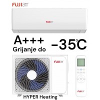 Klima uređaj Fuji Air ATTAKAI 3.5kW Inverter,  A+++,  grijanje do -35°C, Grijač Vanjske jedinice, Wi-Fi
