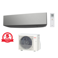 Fujitsu Design Inverter 2.5 kW - siva - ASYG09KETE-B/AOYG09KETA,  R32, Wi-Fi Ready