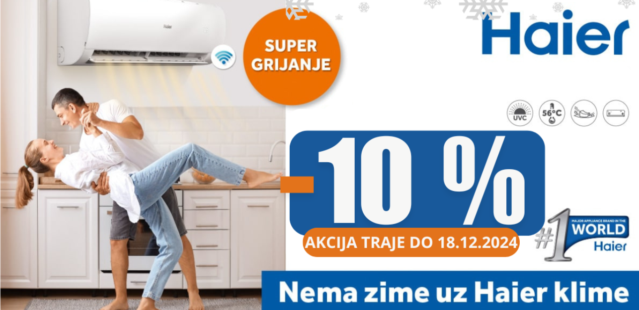 Haier klime -10%