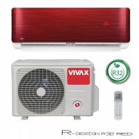 Klima uređaj Vivax R+ Design ACP-12CH35AERI+, 3.5kW, 3D Inverter, Ionizator, WiFi - red
