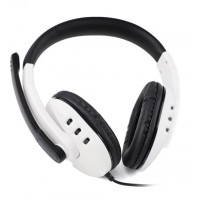 Slušalice za PS5, PS4, X-ONE, NINTENDO SWITCH, 3,5MM DOBE TY-0820 Bijele