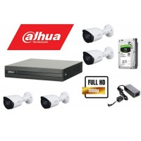 DAHUA Video nadzor FULL HD komplet sa 4 FULL HD kamere IP 66