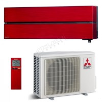 Klima uređaj Mitsubishi Electric Kirigamine Style 3.5 kW rubin crvena, MSZ-LN35VGR/MUZ-LN35VG, WiFi