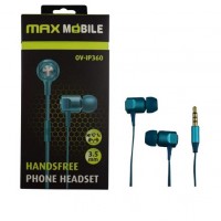 MAXMOBILE Slušalice Handsfree OV-IP360, plava