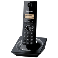Telefon bežični, Panasonic, KX-TG1711FXB, DECT/GAP, 1.25" LED display, crni