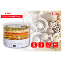 Aparat za sušenje (dehidrator) hrane Zilan ZLN9645, 35°C i 70°C, 245W
