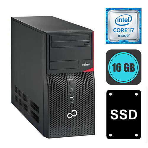 Fujitsu Esprimo P756 i7-6700, 16GB DDR4, 256GB SSD + 2TB, WinPro Fujitsu Esprimo P756 i7-6700, 16GB DDR4, 256GB SSD + 2TB, WinPro