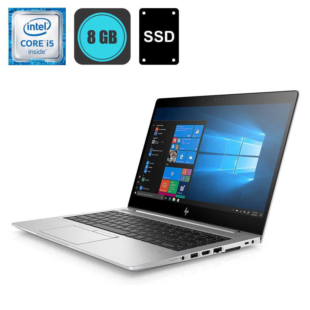 HP EliteBook 840 G5 - i5-8365U, 8GB DDR4, 240GB SSD, WinPro