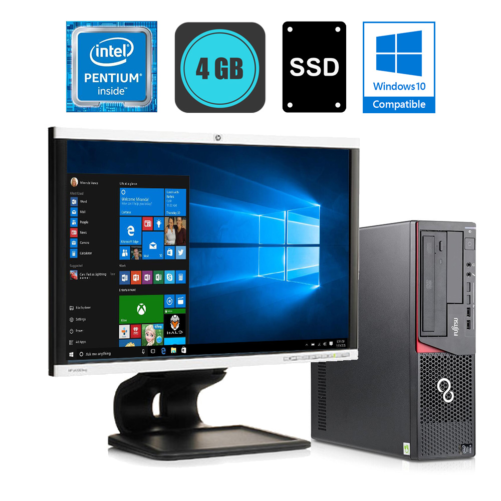 Fujitsu Esprimo E720 Pentium SSD + 22'' monitor Fujitsu Esprimo E720 Pentium SSD + 22'' monitor