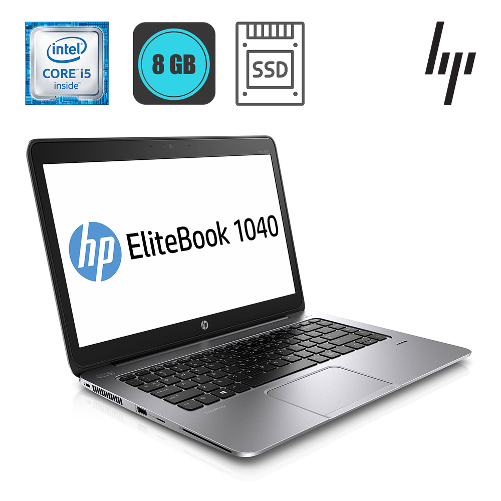 HP EliteBook Folio 1040 G2 Core i5-5300U, 8GB, 256GB SSD, WinPro HP EliteBook Folio 1040 G2 Core i5-5300U, 8GB, 256GB SSD, WinPro