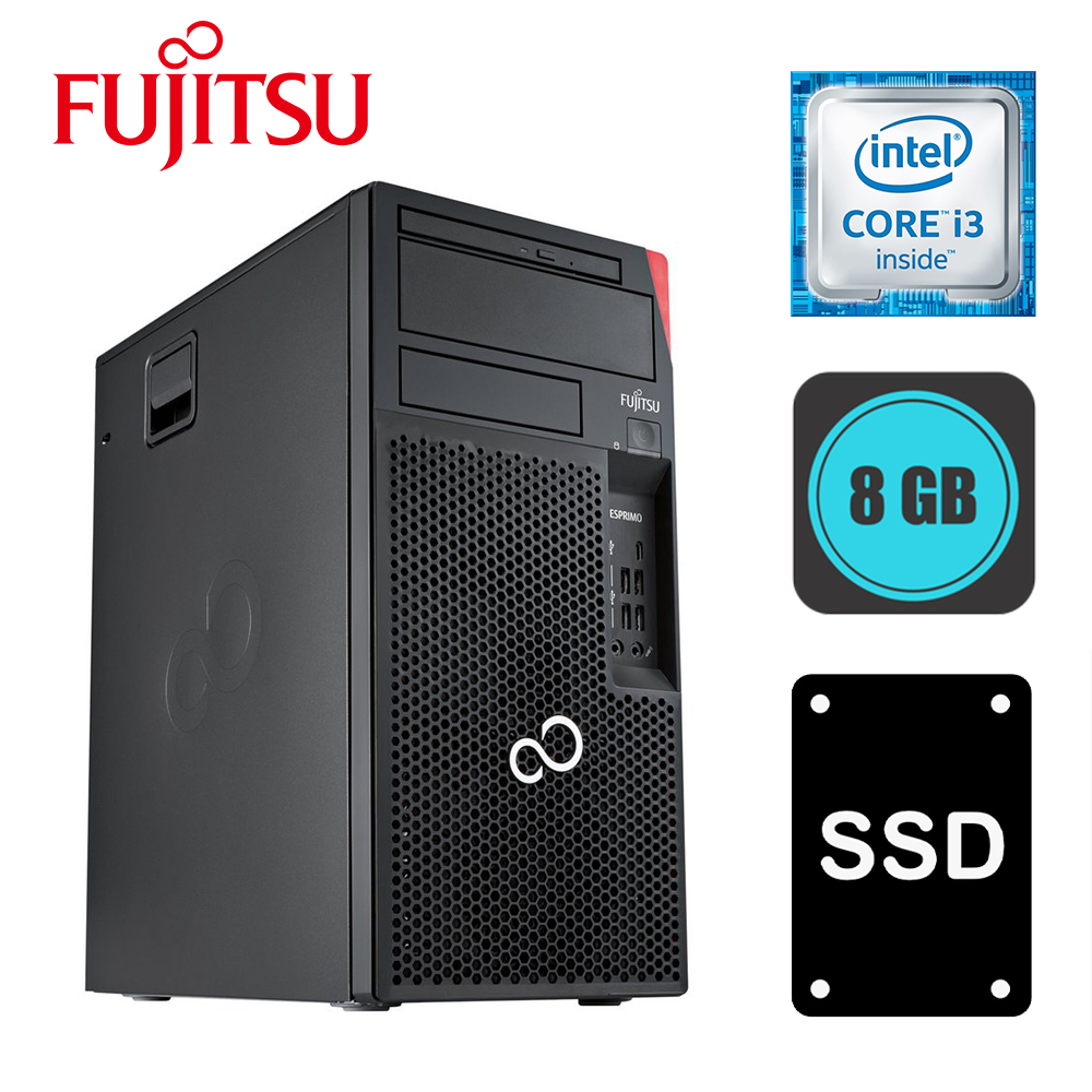 Fujitsu Esprimo P757 i3-6100, 8GB DDR4, 240GB SSD, WinPro