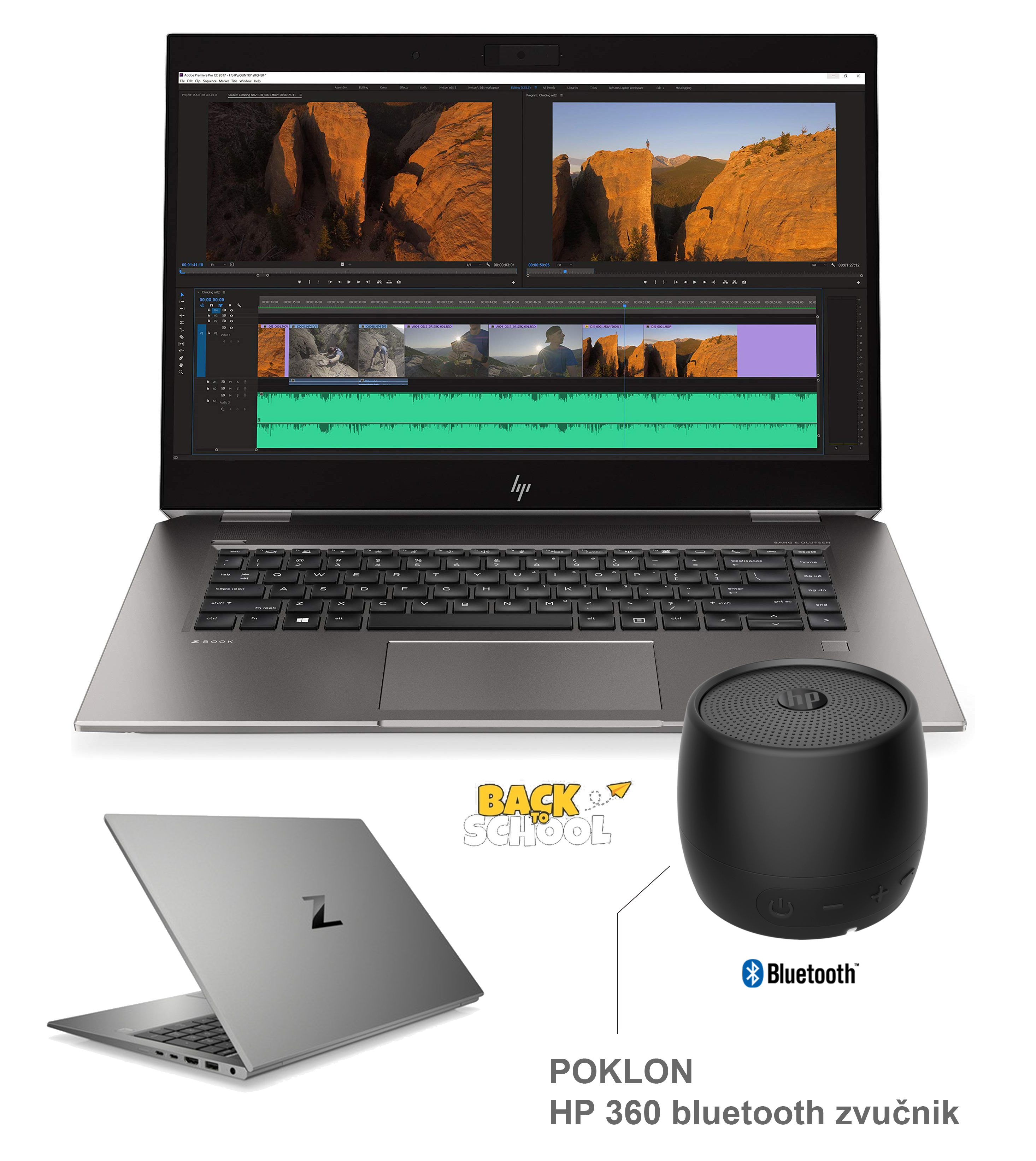 HP ZBook 15 Studio G5 - Core i7, 32GB DDR4, 1TB SSD, P1000 - Back To School
